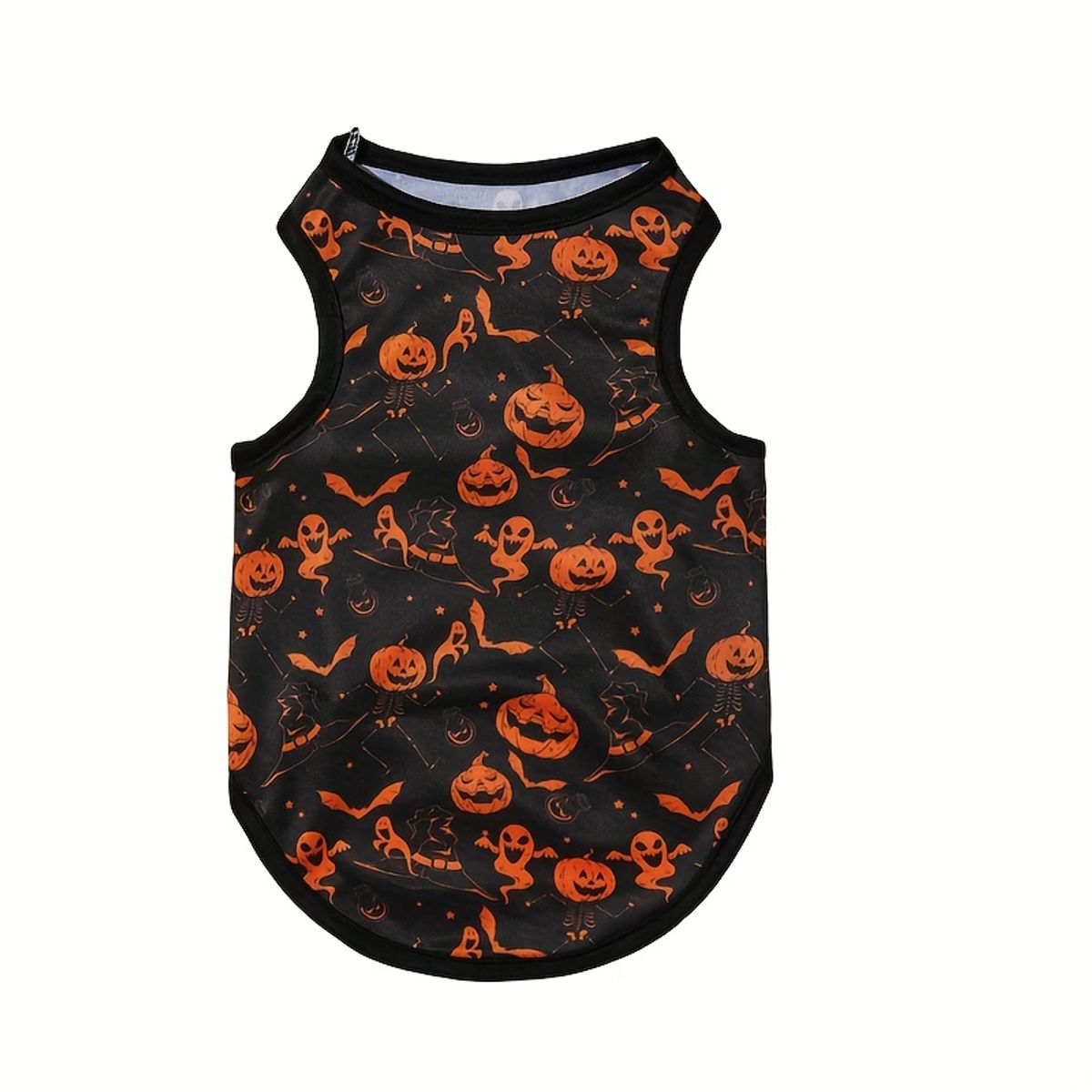 VATYERTY - Disfraz de Perro - Chaleco Calabazas, Negro y Naranjo M