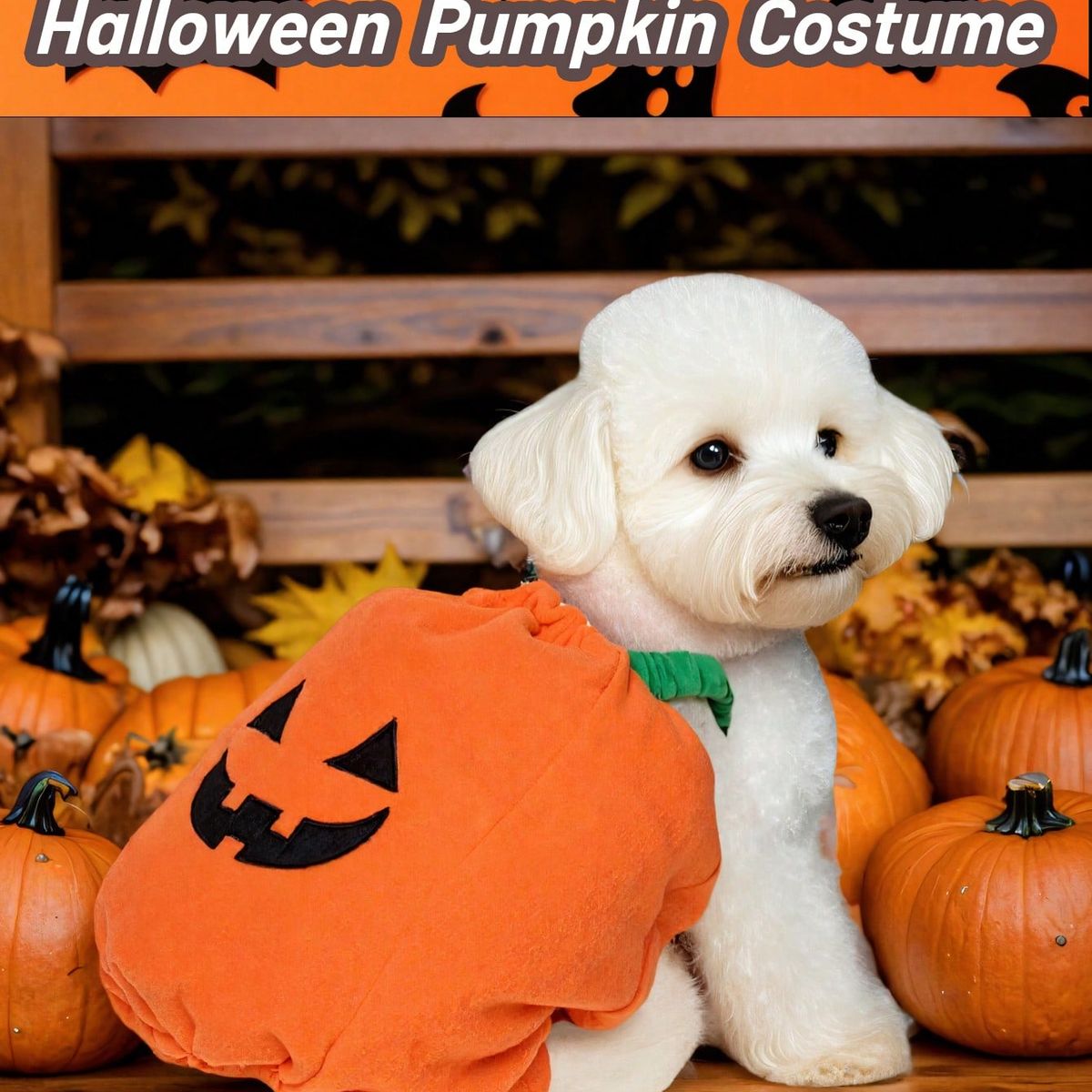 VATYERTY - Disfraz de Perro - Calabaza M