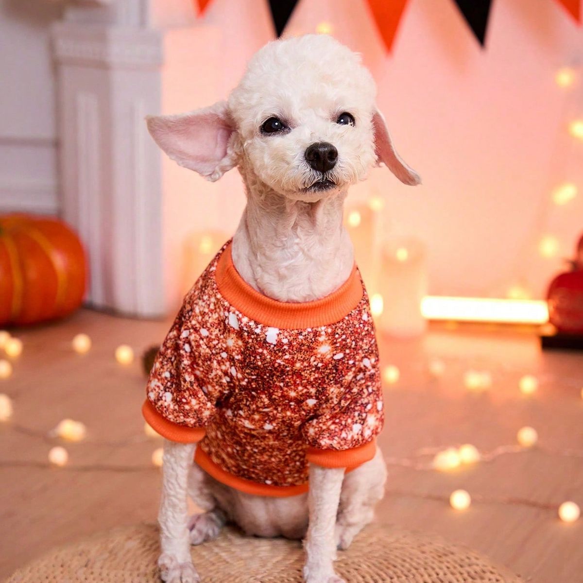 VATYERTY - Disfraz de Perro - Chaleco Naranjo L