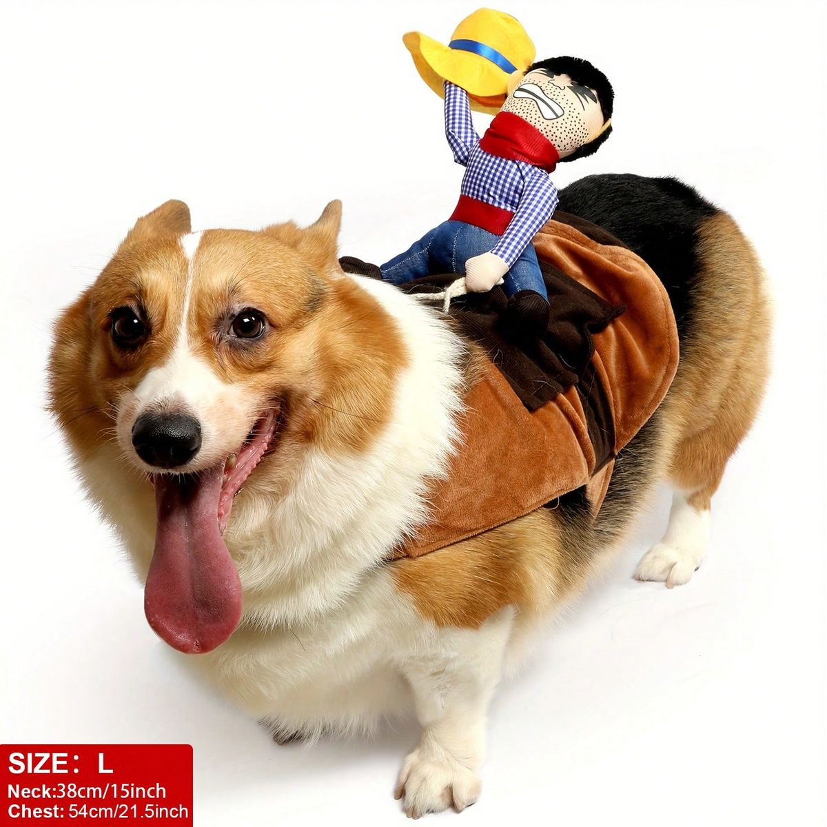 VATYERTY - Disfraz de Perro - Vaquero Cabalgando S