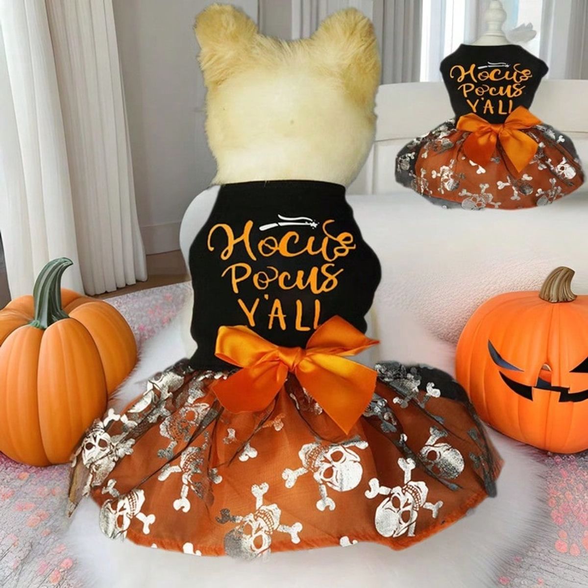 VATYERTY - Disfraz de Perro - Vestido Tutú "Happy Y'all" 2XL