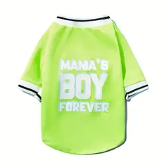 VATYERTY - Camiseta de Perro - Polera Mamas Boy Forever S
