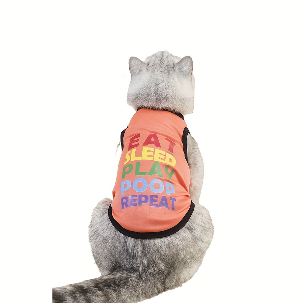 VATYERTY - Chaleco para perro - Estampado - Naranjo S