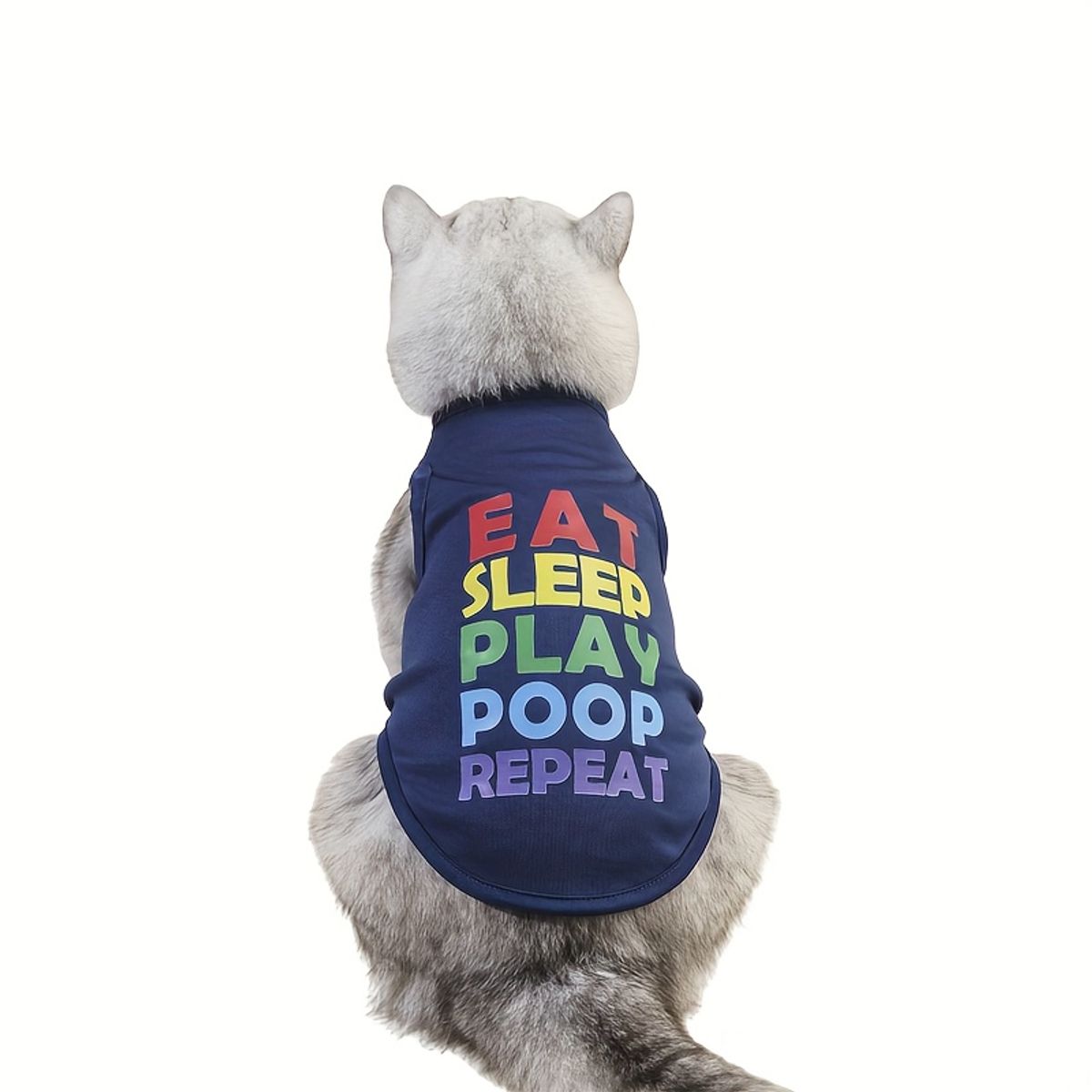 VATYERTY - Chaleco para perro - Estampado - Azul XL