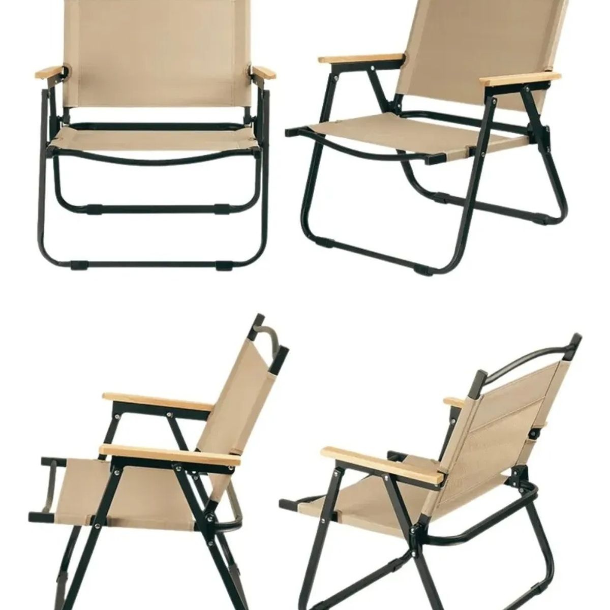 NO LOGO - Silla Camping Plegable Portátil Playa Picnic Pesca