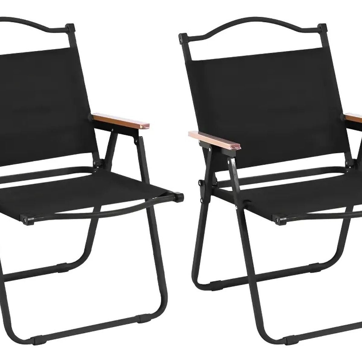 NO LOGO - Sillas Plegables Camping Playa Picnic Pesca Portátil x 2.