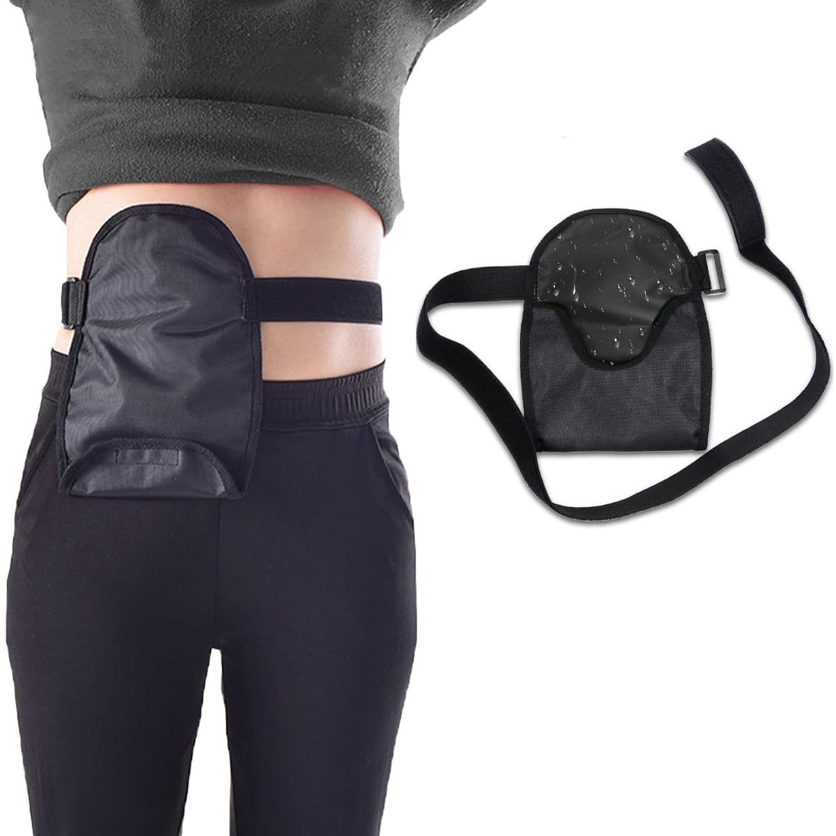 KUANGYE - Funda Protectora Para Bolsas De Colostomía Con Cinturón