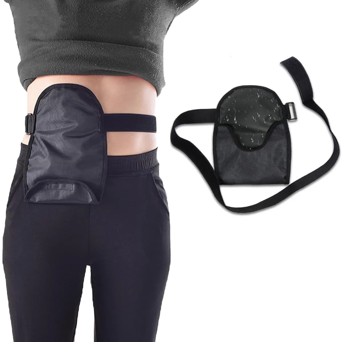 KUANGYE - Funda Protectora Para Bolsas De Colostomía Con Cinturón