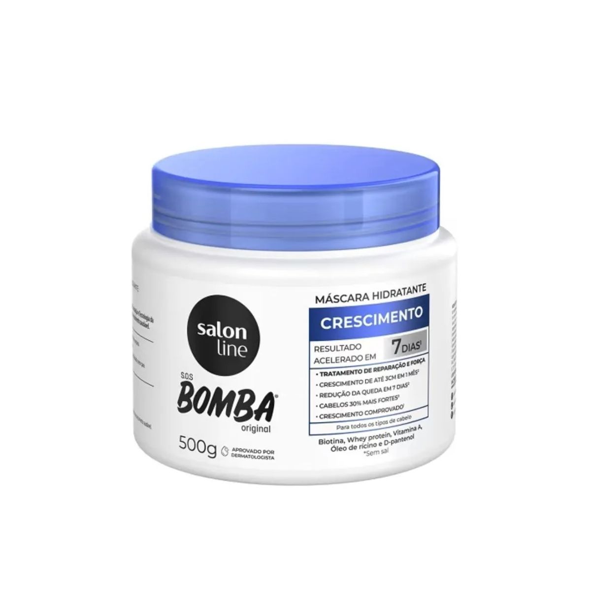 SALON LINE - MASCARA SOS BOMBA ORIGINAL CRESCIMENTO DE 500GR SALON LINE