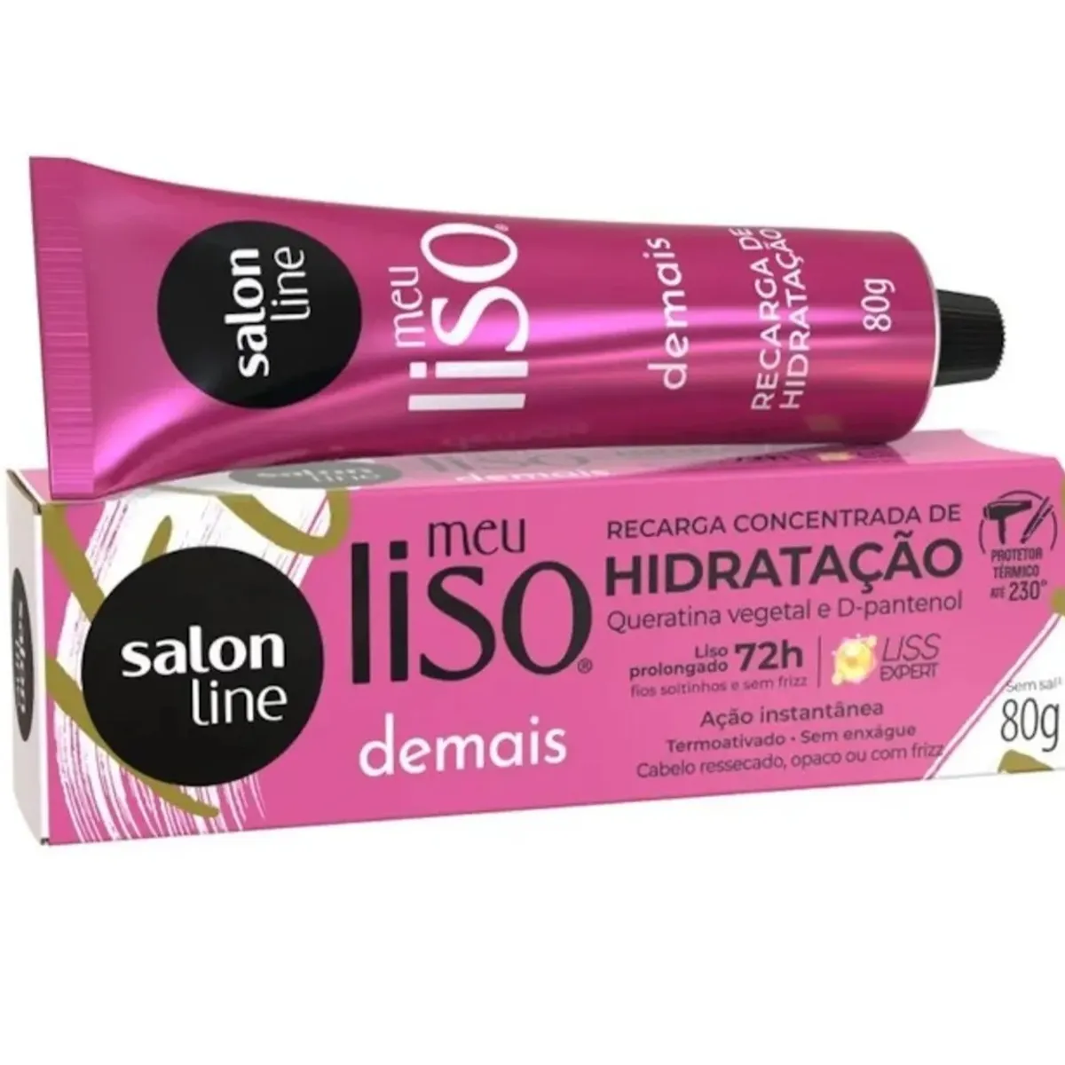 SALON LINE - RECARGA DE HIDRATACION MEU LISO DE 80GR SALONLINE