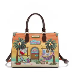NICOLE LEE - CARTERA SATCHEL SUN AND SAND