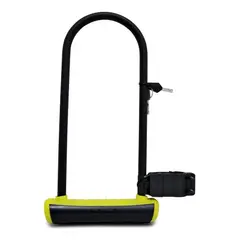 NO LOGO - Candado Bicicleta U On Guard Acero 292 X 115mm Neon Soporte