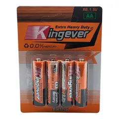 GENERICO - Pack Pilas Doble Aa Kingever 4 Unidades