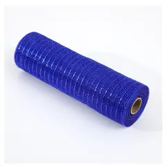 SUPERCENTER - Mallas Cintas De Navidad Decoración Árbol Hogar 15cm Por 10m Azul