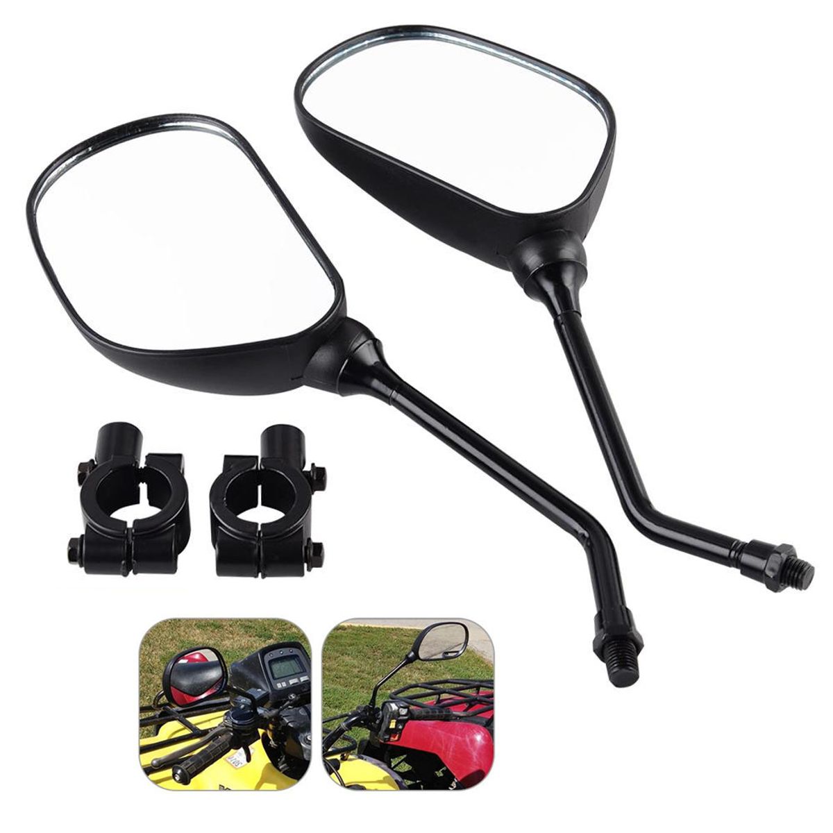 GENERICO - Espejo Retrovisor Lateral Ajustable Para Motocicleta Atv