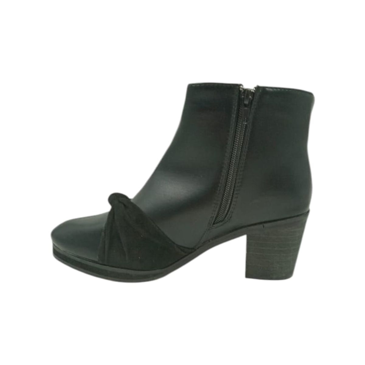 HERIEL - Botín Negro Taco Mujer