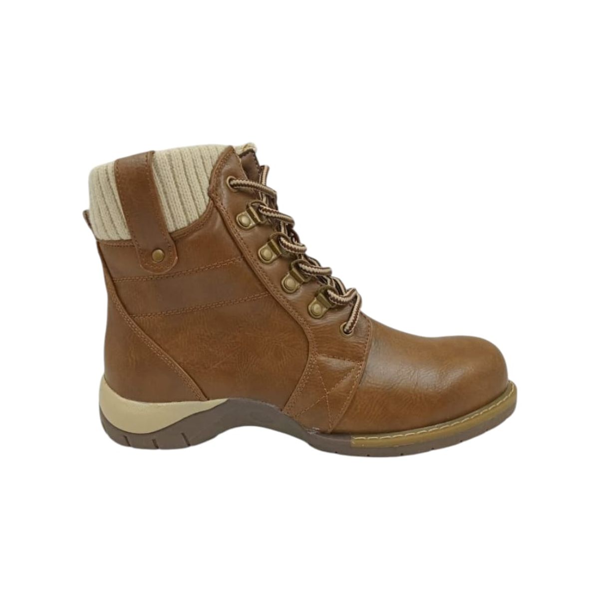 HERIEL - Botín Camel Bajo Mujer