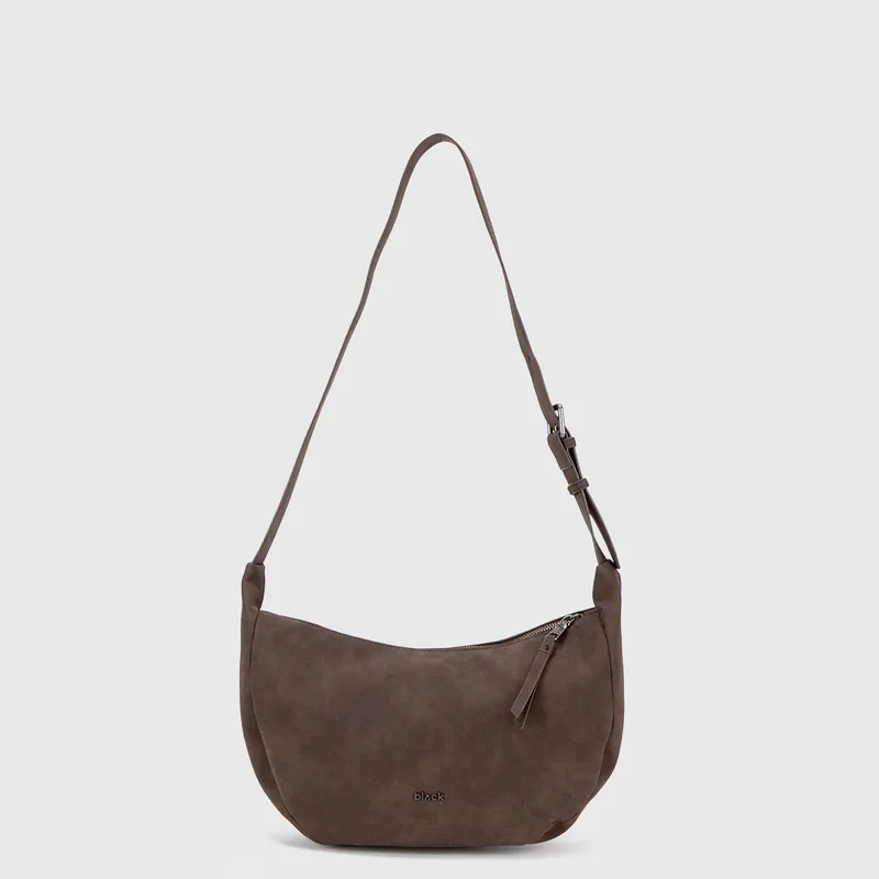 BLACK - Cartera Suede Moka Black Bubba