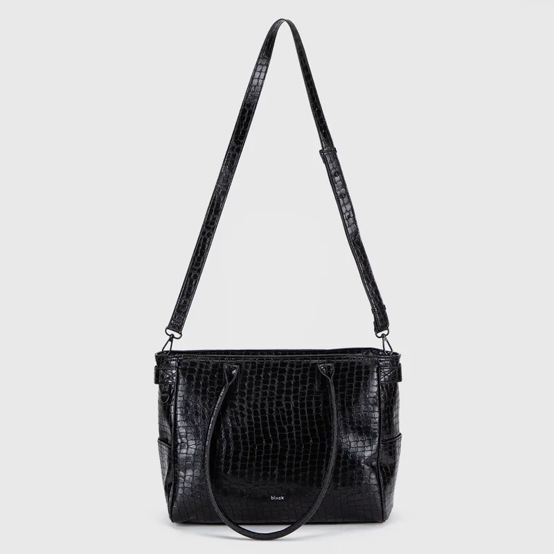 BLACK - Tote Caiman Black Black Bubba