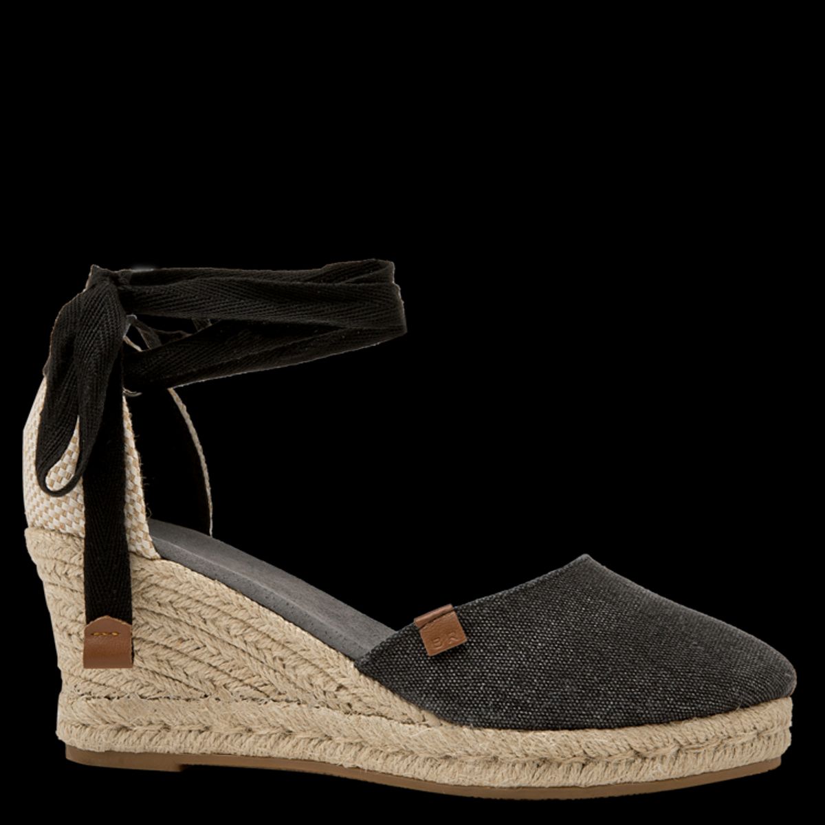 BRUNO ROSSI - Sandalia Mujer Casual Negro Bruno Rossi