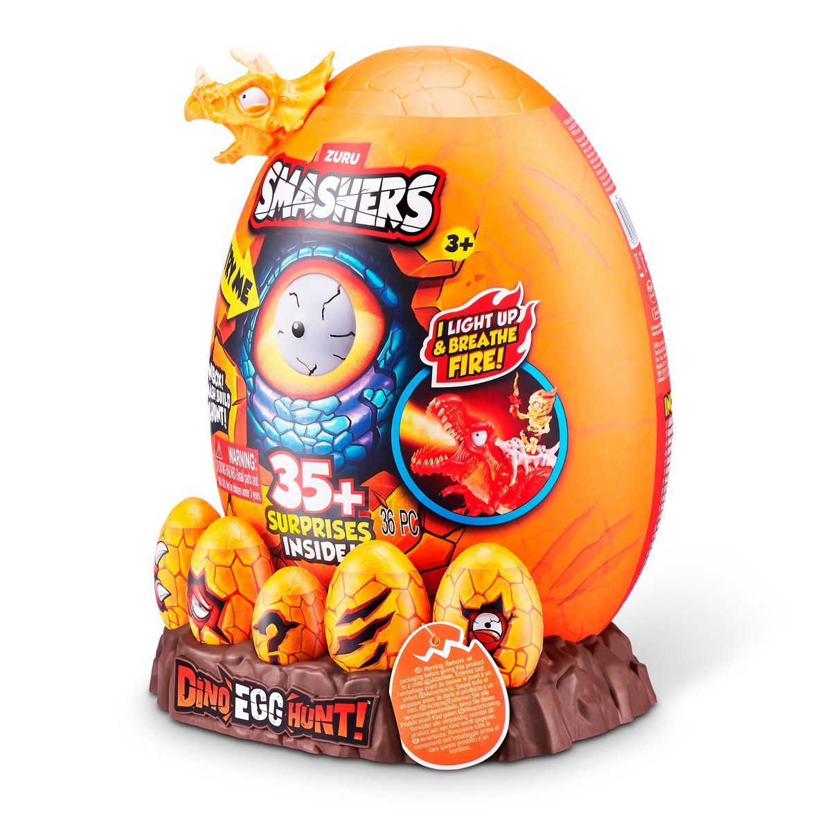 SMASHERS - Huevo Smashers Cacería Dino Naranjo