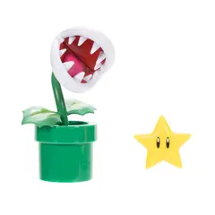NINTENDO - Figuras 10 cm super mario de - planta piraña