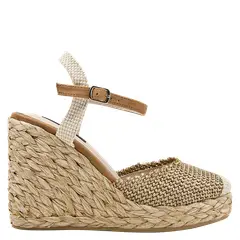 POLLINI - Sandalia Casual Mujer Beige