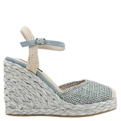 POLLINI - Sandalia Casual Mujer Celeste
