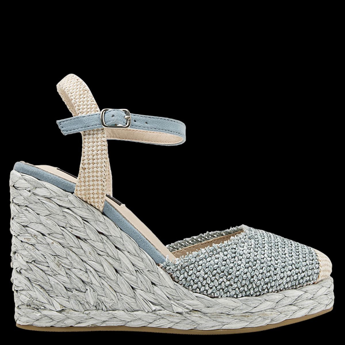 POLLINI - Sandalia Casual Mujer Celeste Pollini