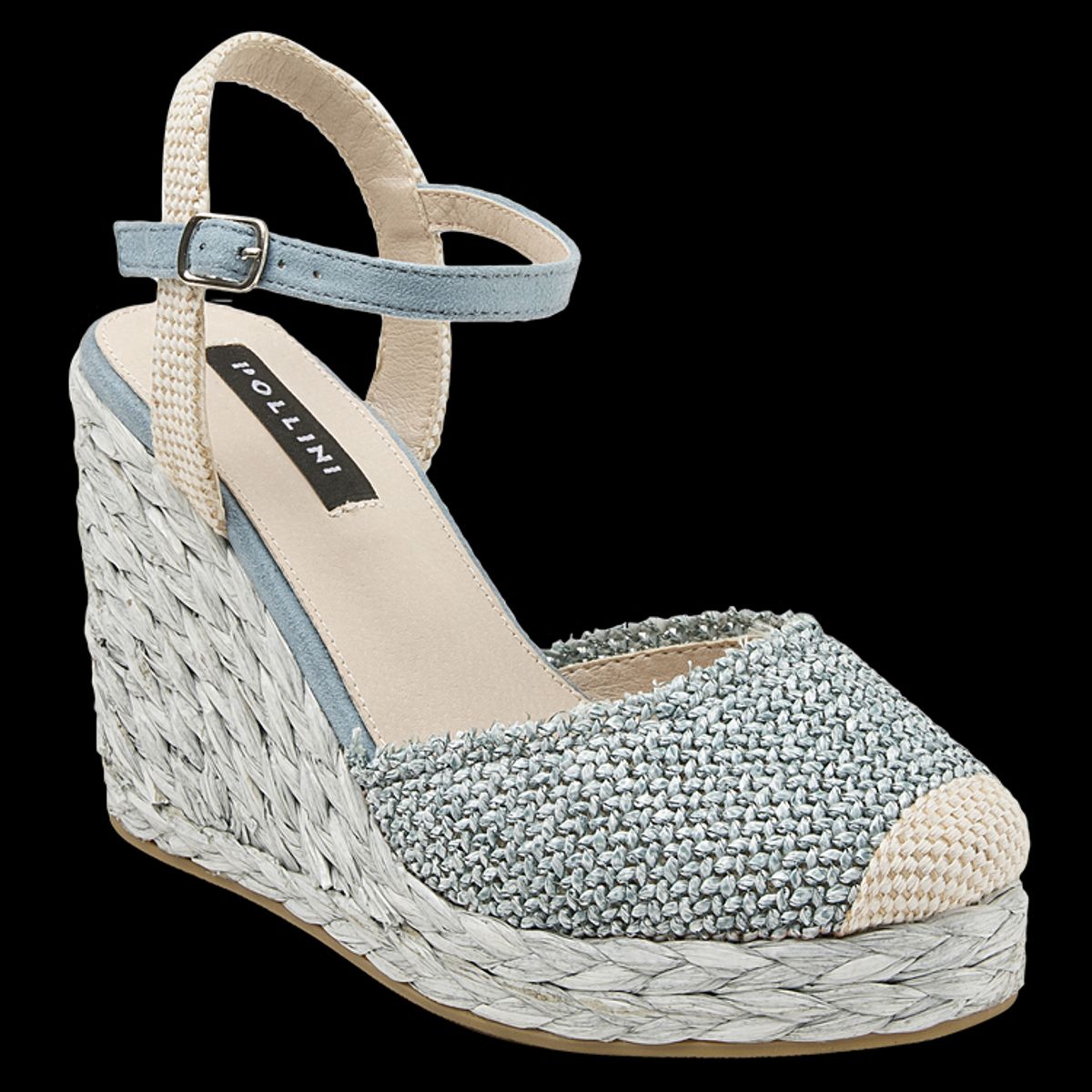 POLLINI - Sandalia Casual Mujer Celeste Pollini