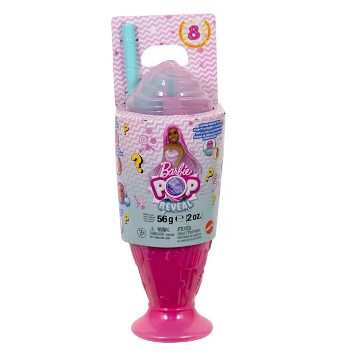 BARBIE - Barbie pop reveal muñeca dulces sorpresas - rosado