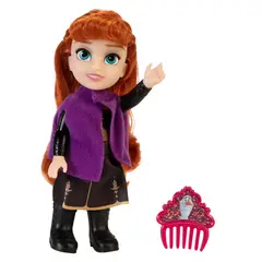 FROZEN - Muñeca con accesorios disney - anna traje de invierno