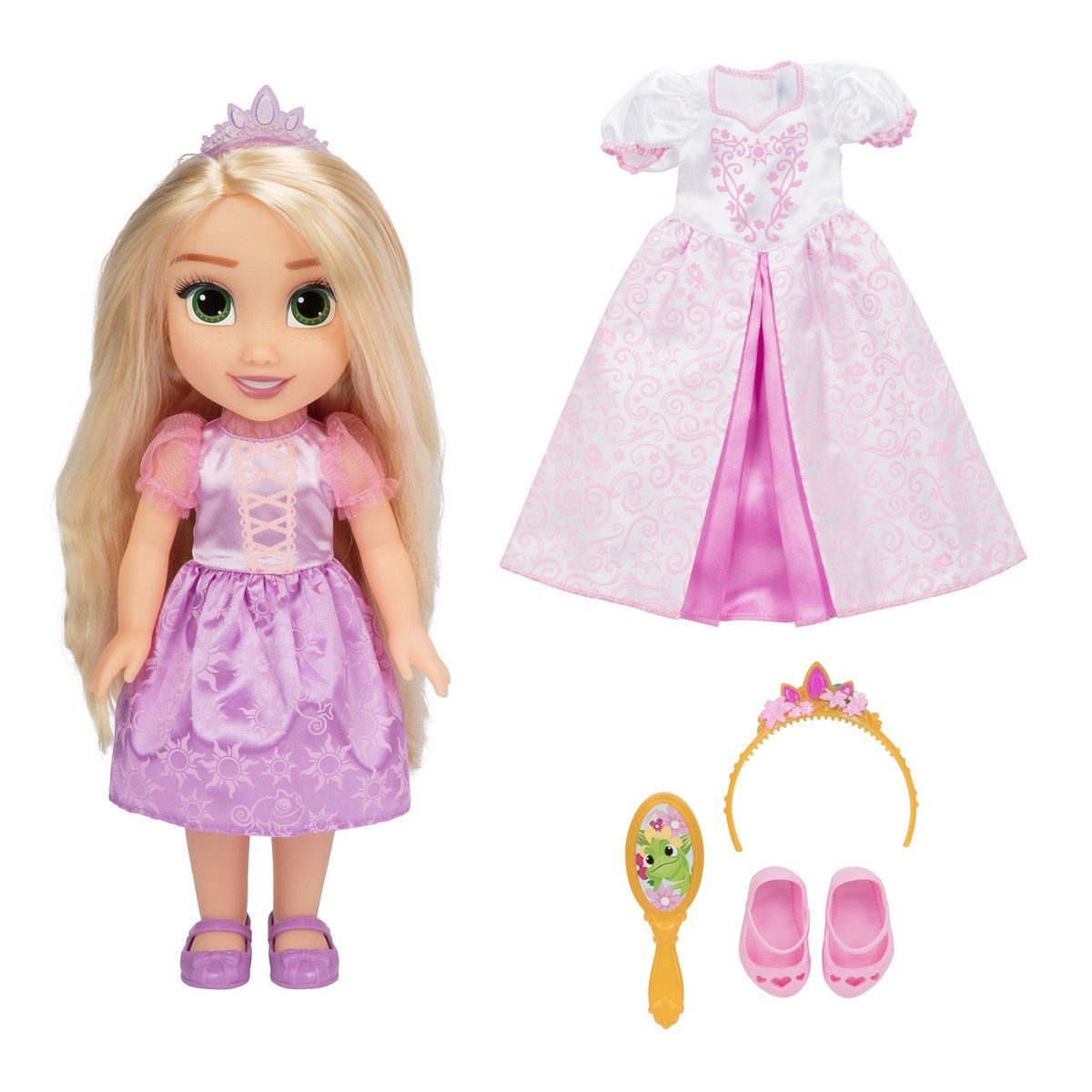 ANSALDO - Muñeca Fashion 35 cm Disney con Accesorios - Rapunzel