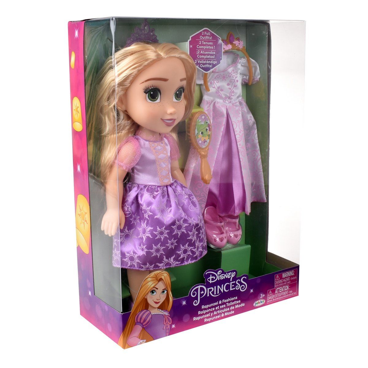 ANSALDO - Muñeca Fashion 35 cm Disney con Accesorios - Rapunzel