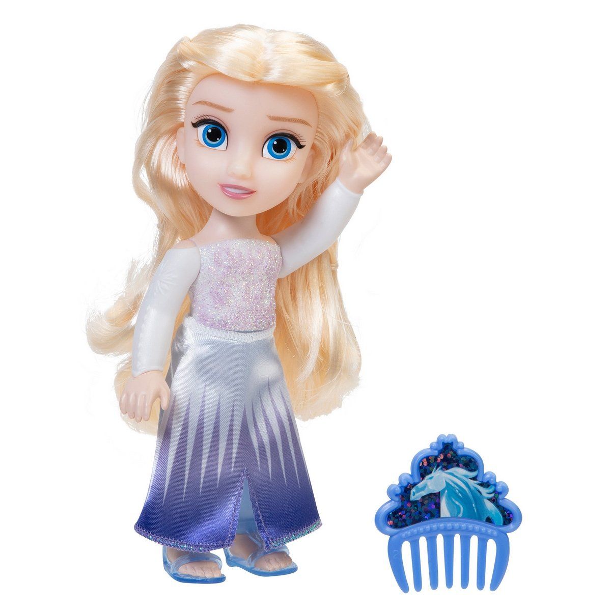 FROZEN - Muñeca con accesorios frozen de disney - elsa vestido blanco