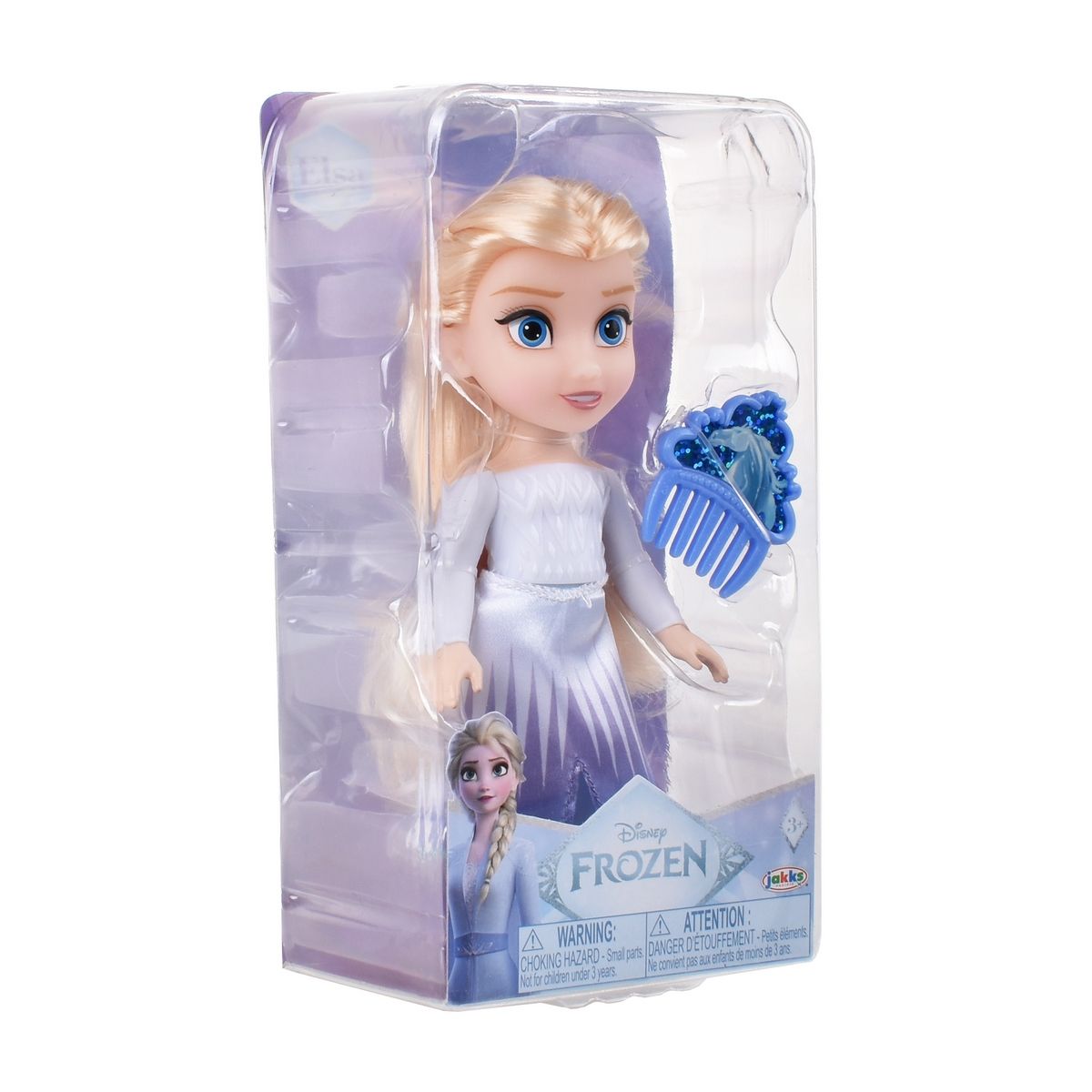 FROZEN - Muñeca con accesorios frozen de disney - elsa vestido blanco