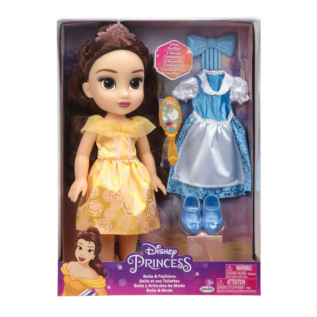 ANSALDO - Muñeca Fashion 35 cm Disney con Accesorios - Bella