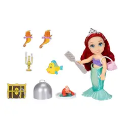 DISNEY - Muñeca 15 cm con accesorios princesas de - ariel