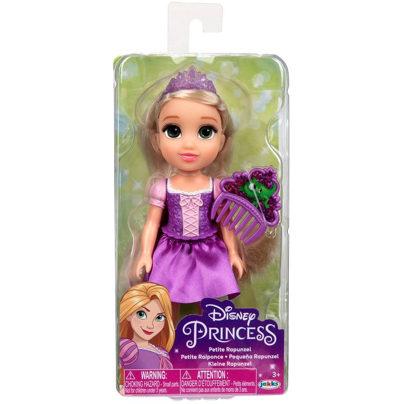 ANSALDO - Muñeca 15 cm Disney con Peine - Rapunzel