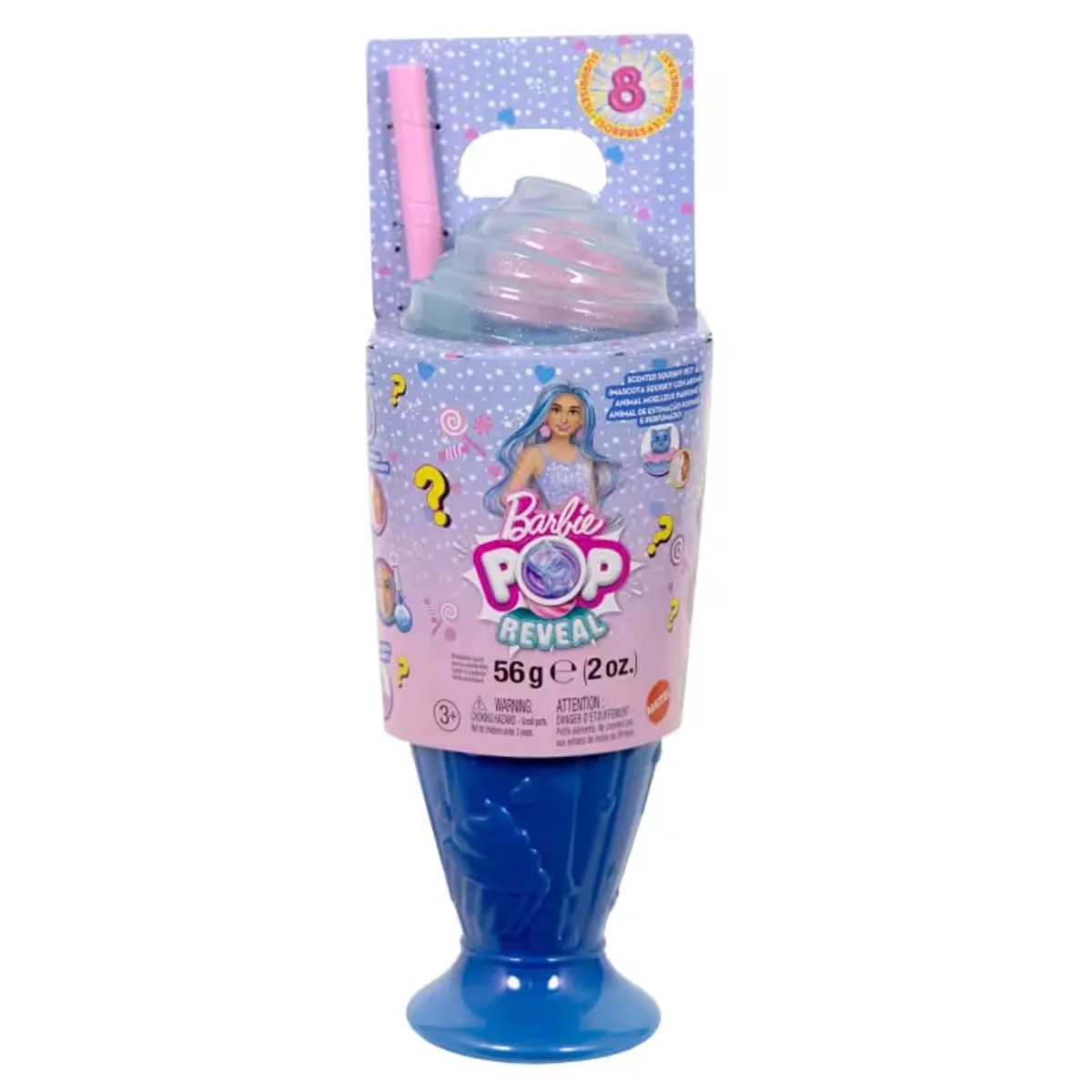 BARBIE - Barbie pop reveal muñeca dulces sorpresas - celeste