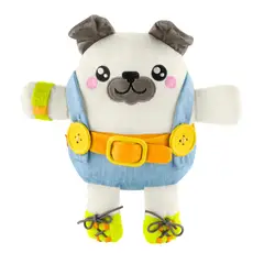 FISHER PRICE - Peluche didáctico cachorro Pug para bebé