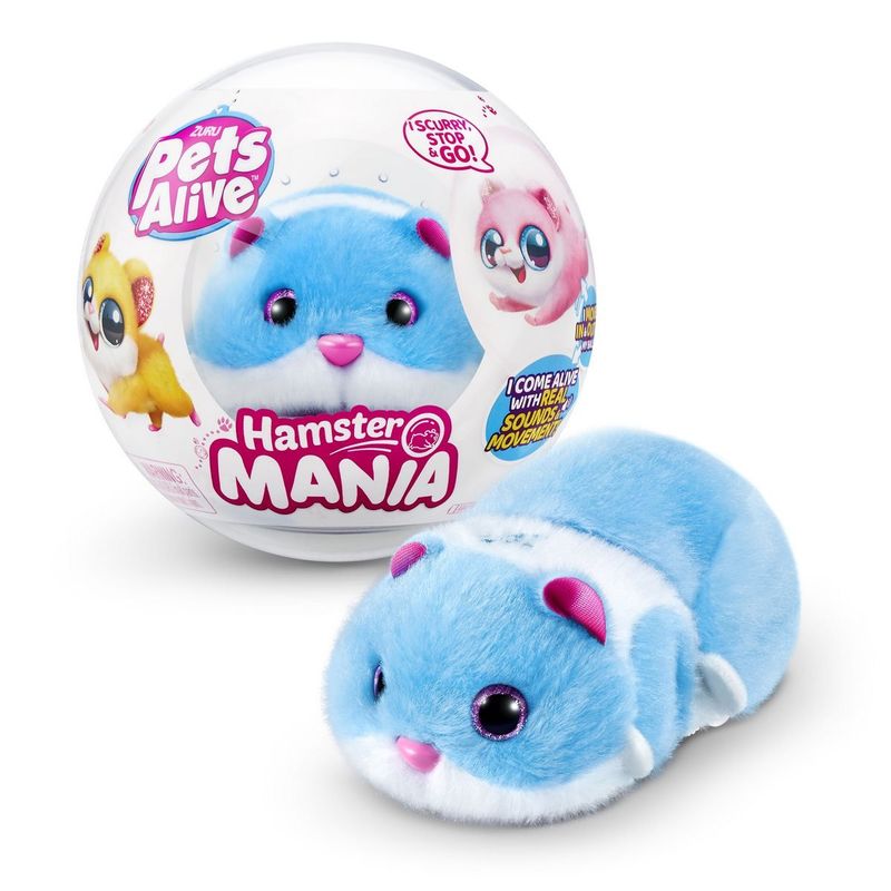 ZURU - Hamster Caminador En Bola Pets Alive Zuru - Celeste