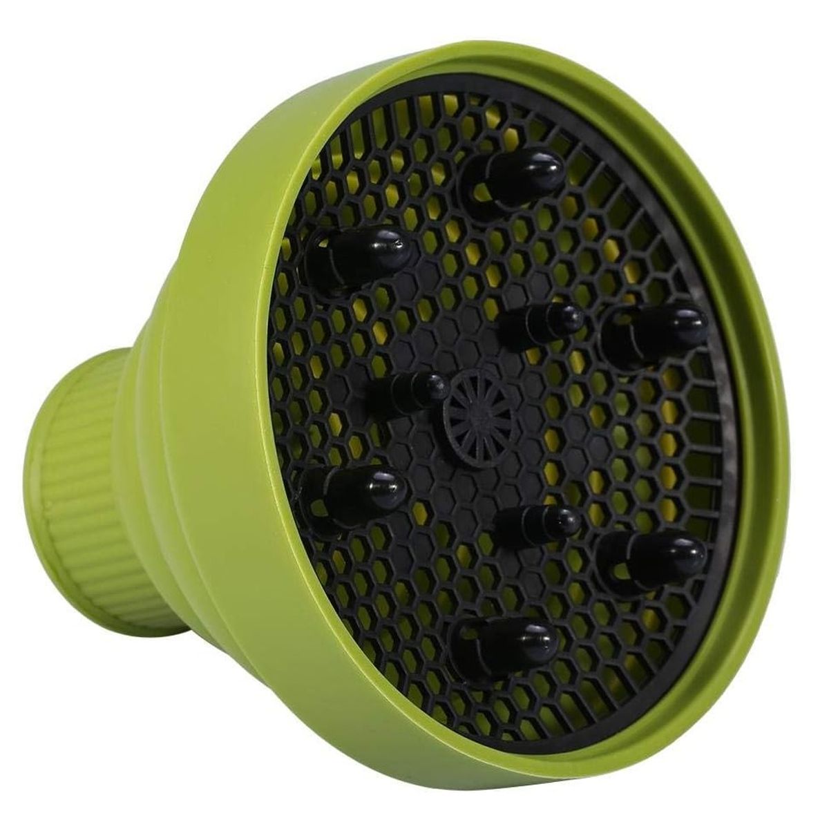 GENERICO - Difusor Para Secador De Cabello De Silicona Plegable verde