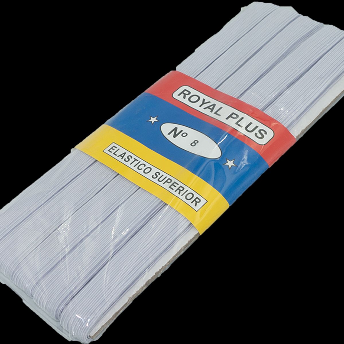 GENERICO - Elástico Blanco N°8 (14mm) de ancho, pieza de 10 mts