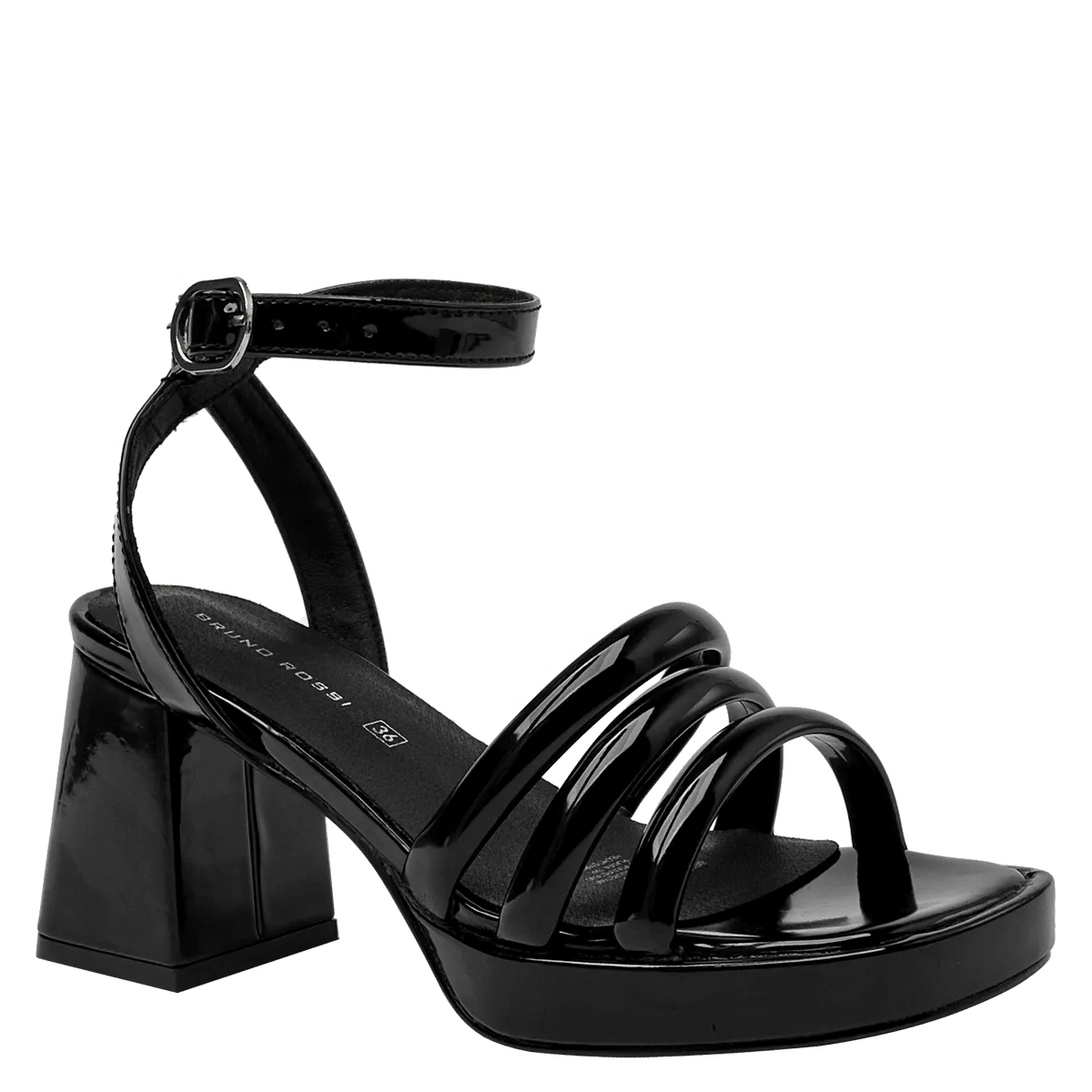 BRUNO ROSSI - Sandalia Vestir Mujer Negro Bruno Rossi