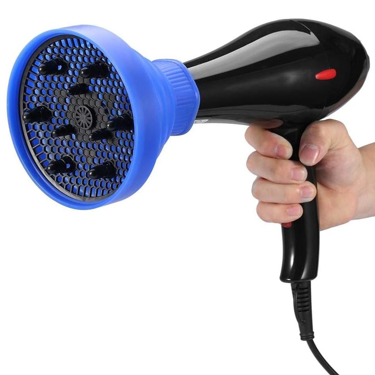 GENERICO - Difusor Para Secador De Cabello De Silicona Plegable Azul