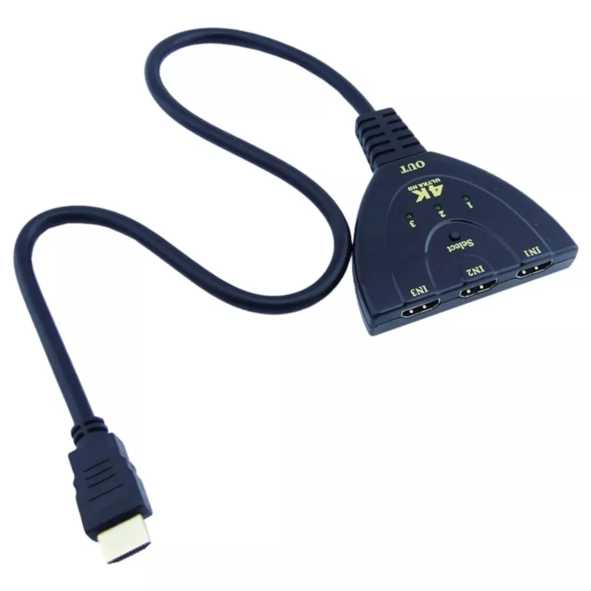 GENERICO - Switch HDMI 4k 3 puertos