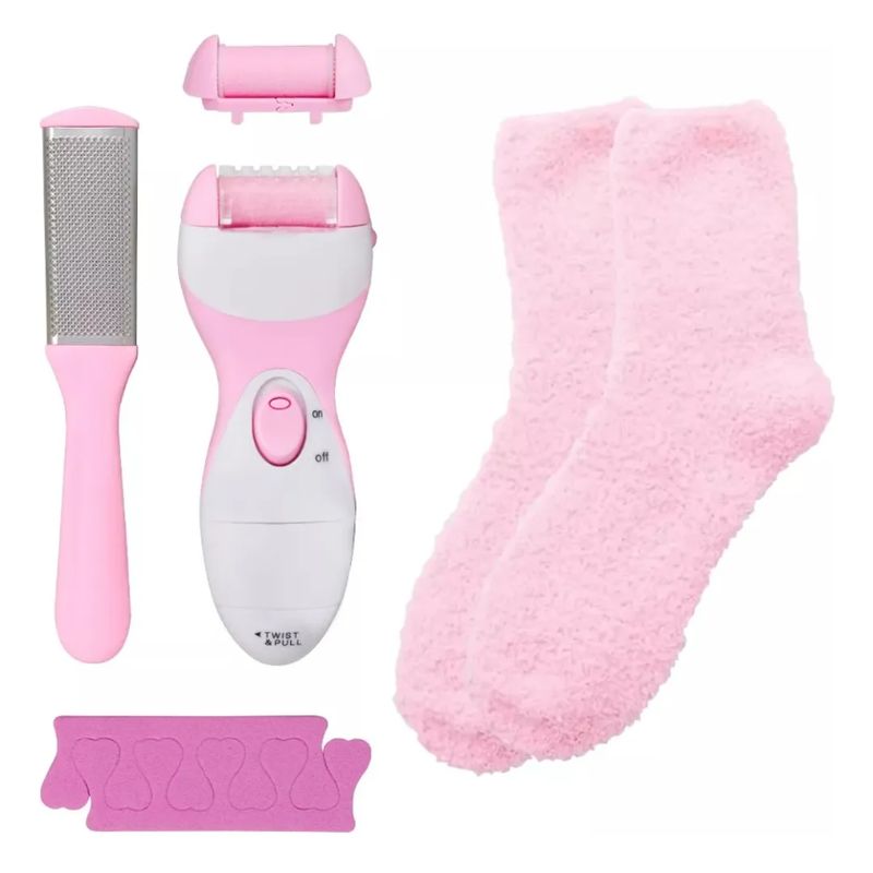 GENERICO - Kit 4 En 1 Removedor Callos Pies Mano Quita Dureza Lima.