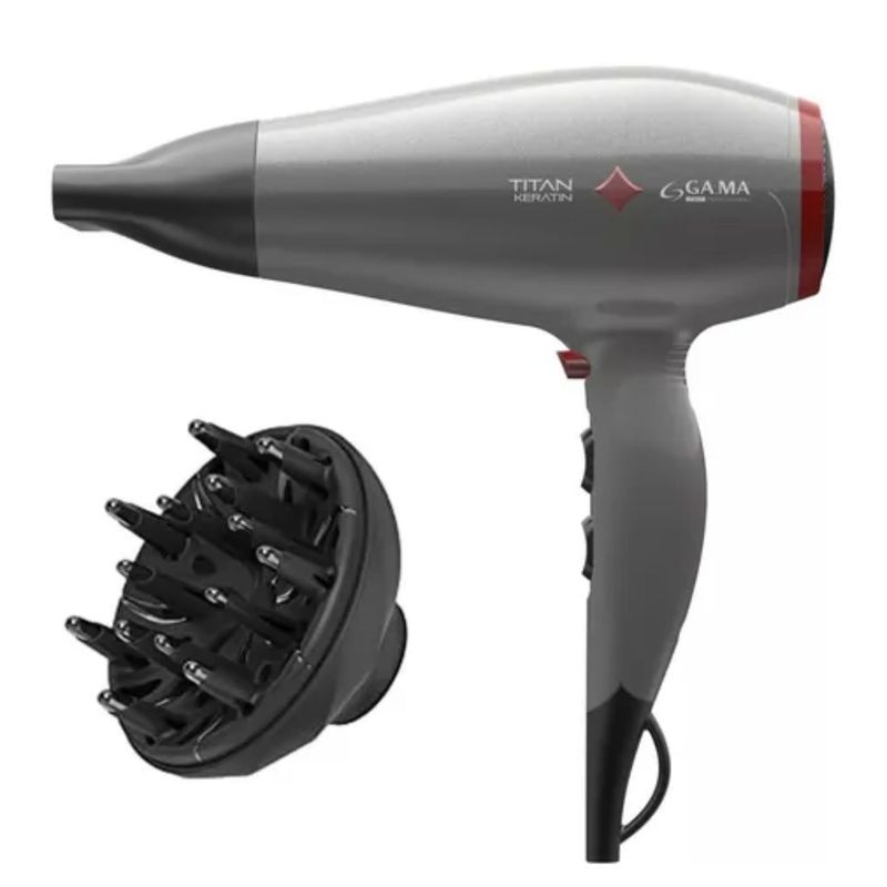 GAMA - Secador de Pelo Titan Keratin Diamond Gama 2300W Protege la Keratina