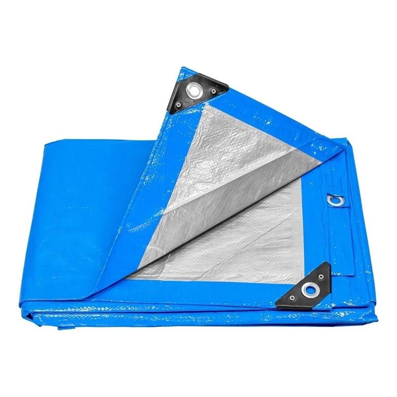 GENERICO - Carpa Lona Multiusos Impermeable Azul 4x6 Metros